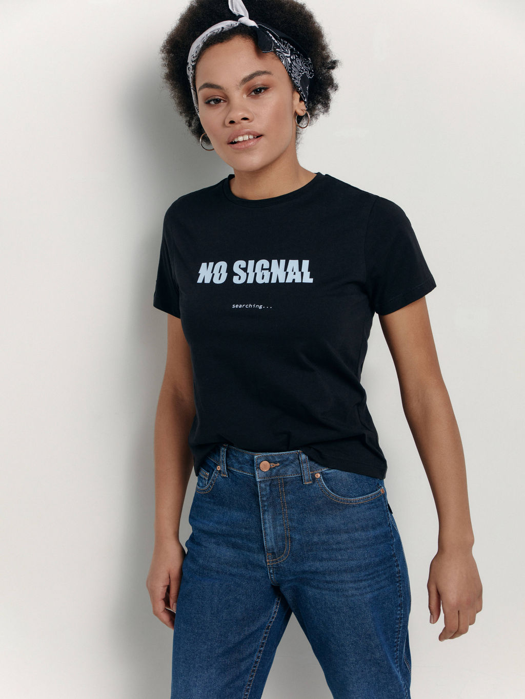 CONTE Футболка из хлопка No signal LD 1648 black-blue