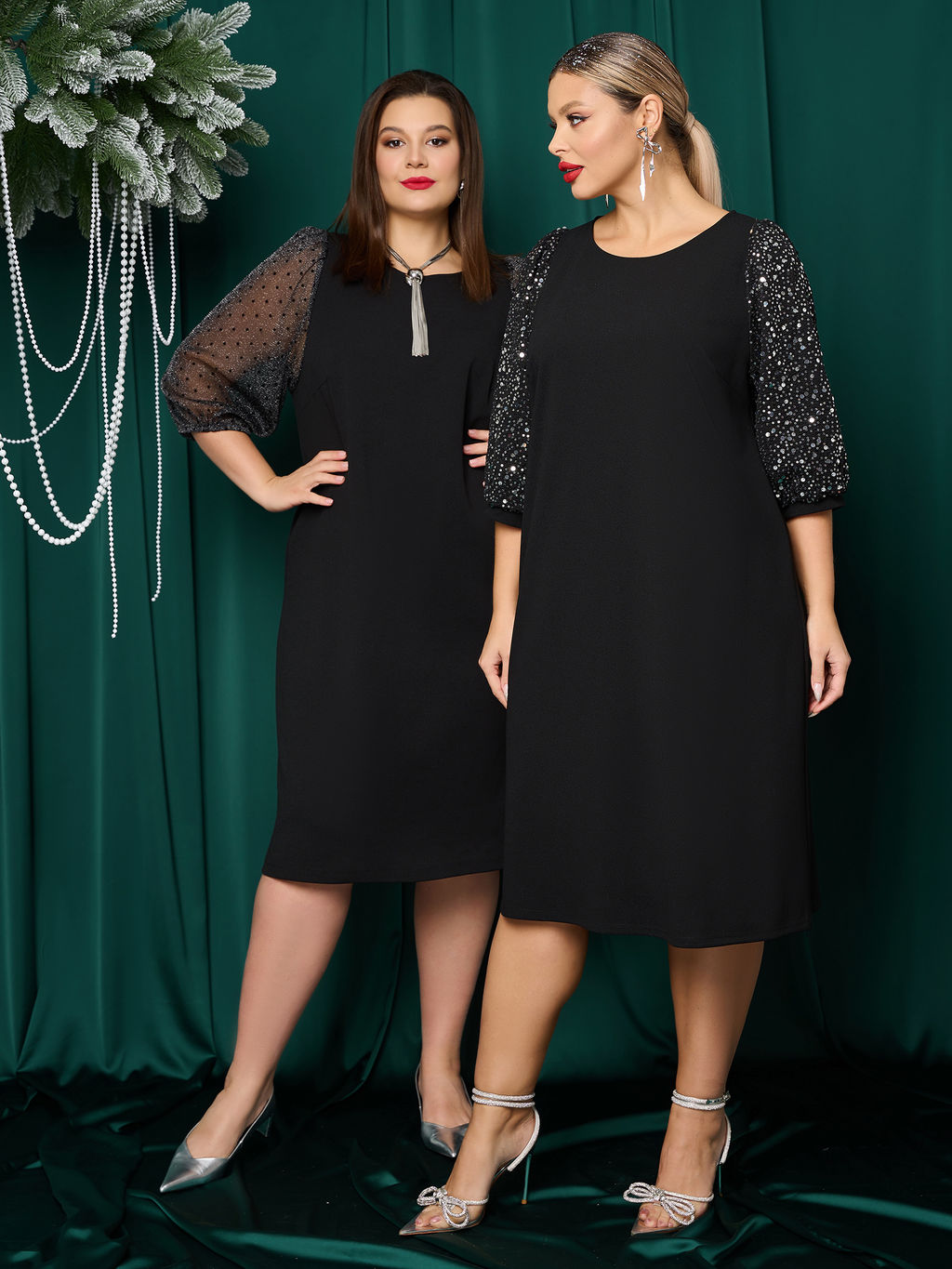 Платье 0218-2 чёрный кварц - Dora фото 41