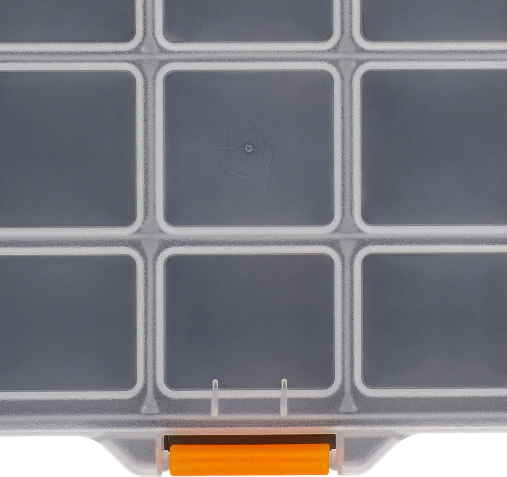 Цена за 2 шт. Органайзер для мелочей Blocker Expert 8", серо-свинцовый/оранжевый BR383110026