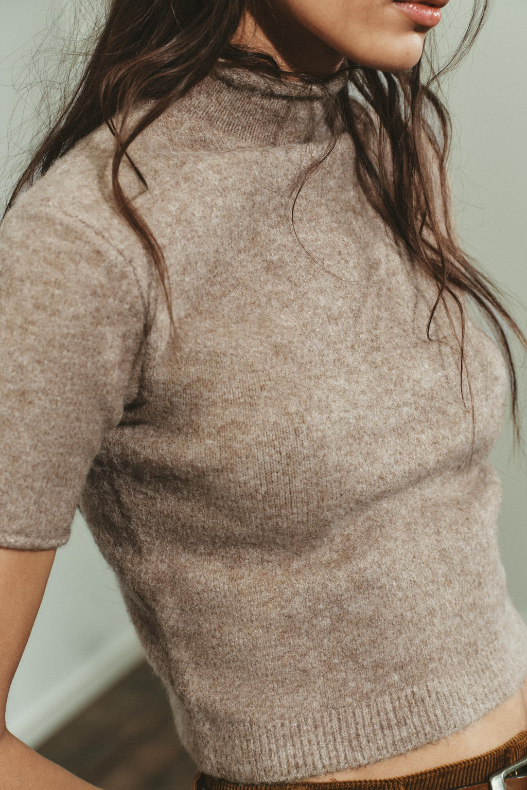 SOFT KNIT SHORT SLEEVE JUMPER - Zara фото 17