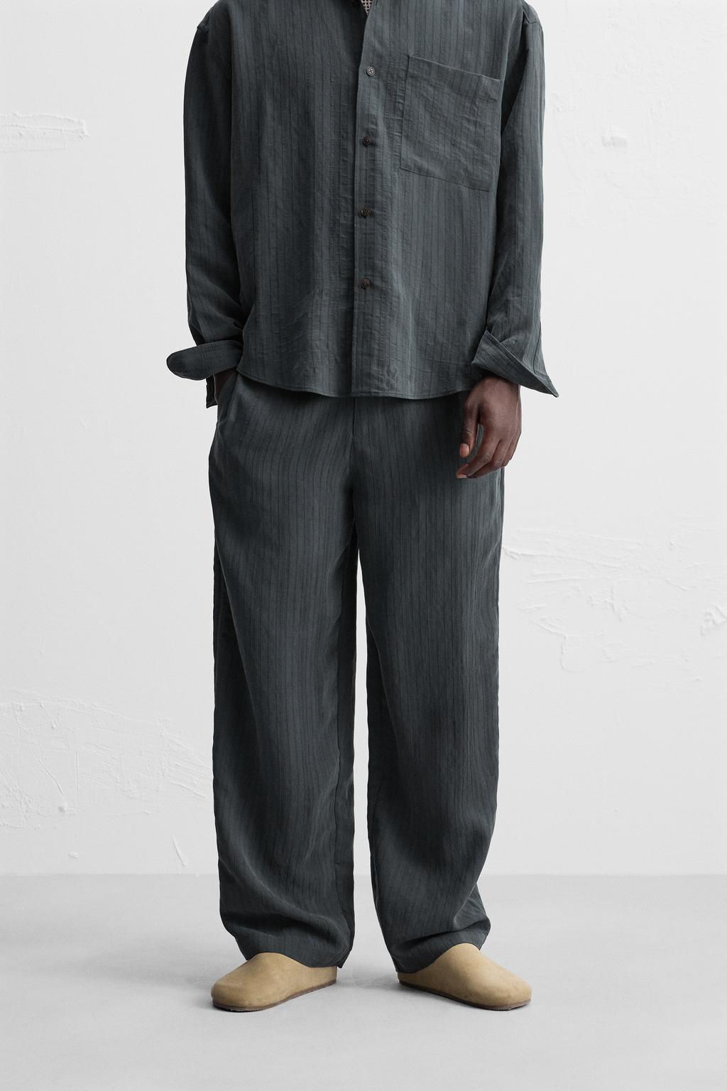 TEXTURED TROUSERS - Zara фото 2