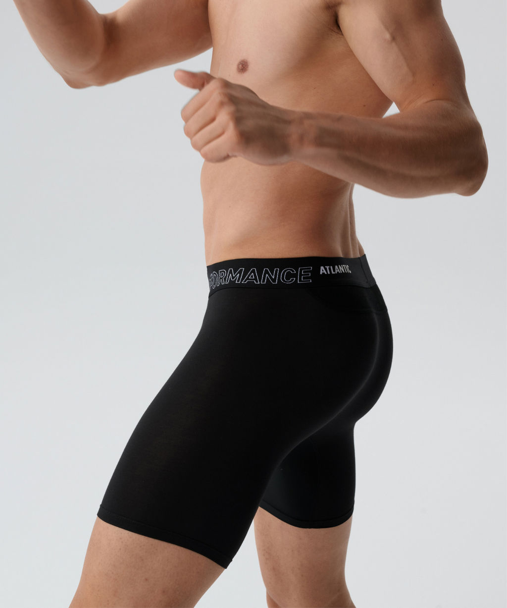 ATLANTIC MH-1181 Трусы шорты Long Performance черный фото 2