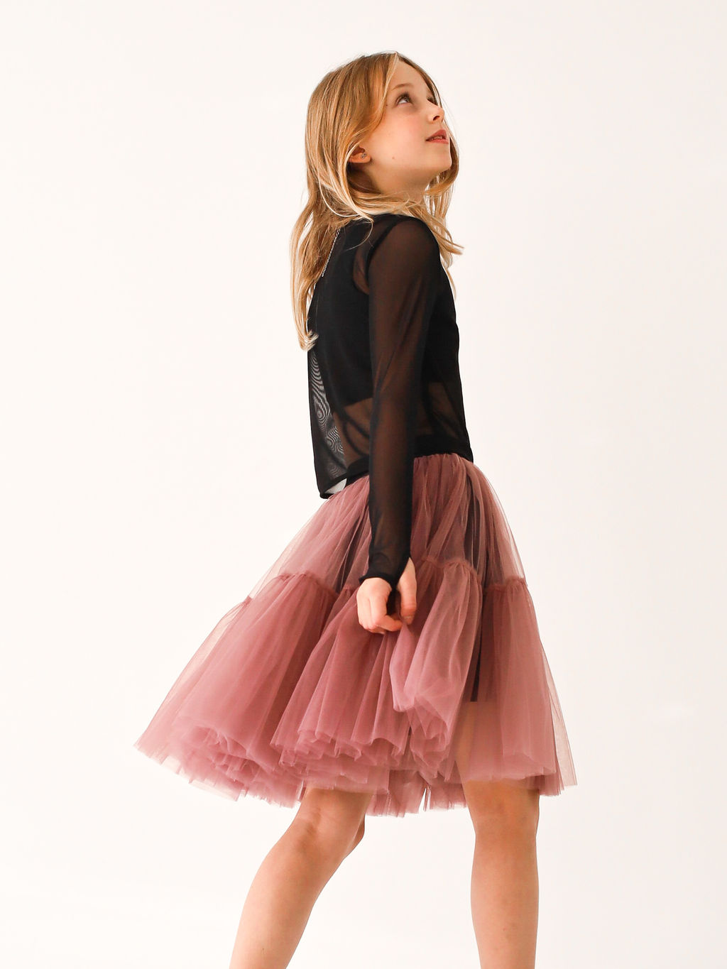 Юбка фатиновая, пудра - Inzibe фото 4