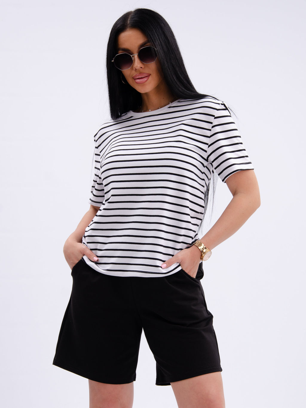 Костюм "Океан 4" чёрный, трикотаж