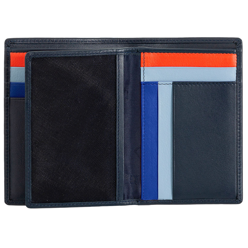 Итальянское кожаное портмоне DuDu серии Tiberio | морской