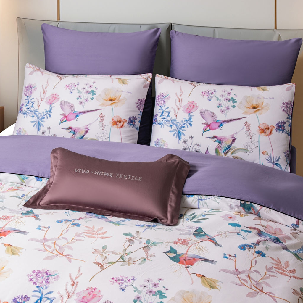 Комплект постельного белья Сатин Премиум на резинке CPAR007 140*200*30;180*200*30;160*200*30 Евро 4 Наволочки