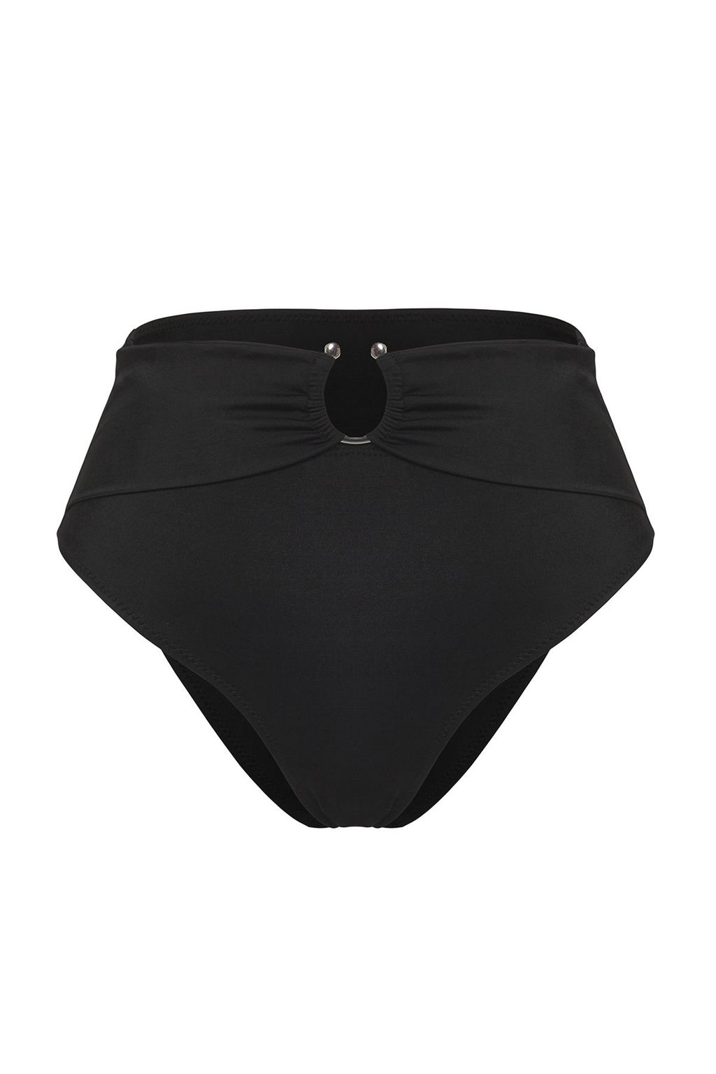 Trendyolmilla Siyah Yuksek Bel Aksesuarl? Regular Bikini Alt? TBESS25BA00027  фото 9