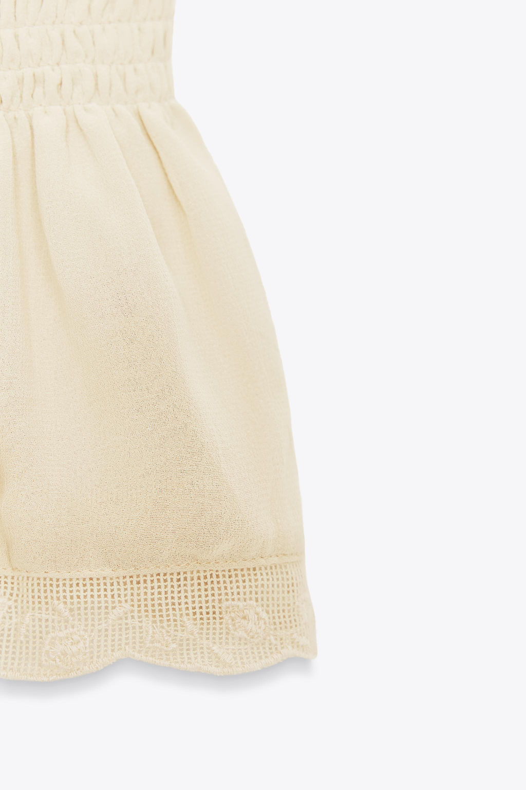 SMOCKED COMBINATION TOP - Zara фото 5