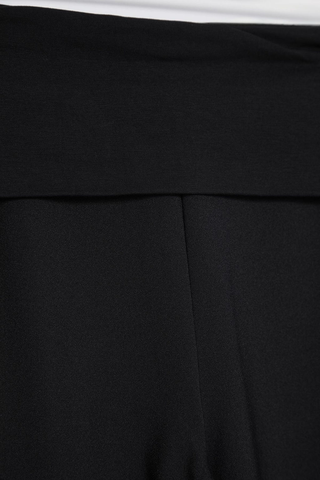 TRENDYOLMILLA Siyah Beli Esnek Lastikli Wide Leg/Genis Paca Dokuma Pantolon TWOSS25PL00019 фото 8