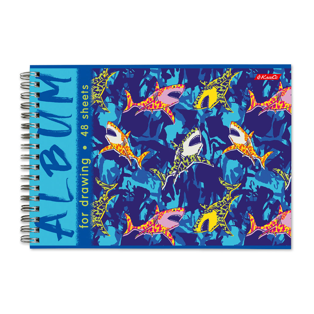 Светоч Альбом для рисования 100 г/м2 A4 29 х 20.5 см 6 шт. на гребне 48 л. 48АЛГР4_000274 Милые и ужасные