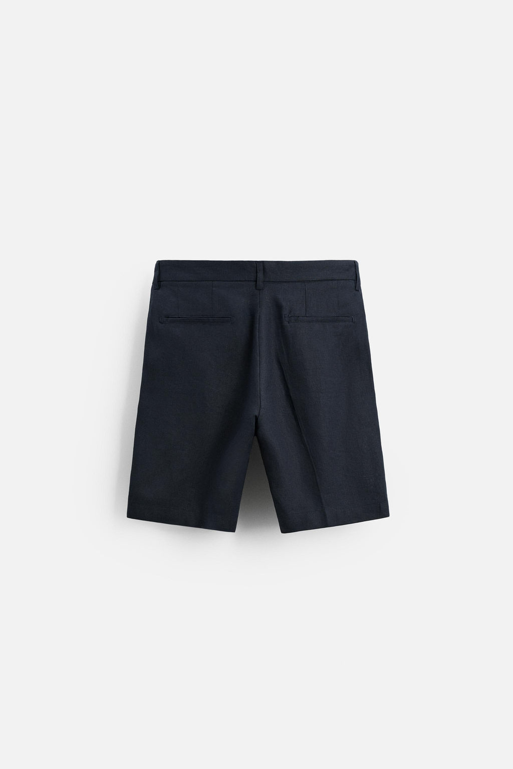 100% LINEN BERMUDA SHORTS