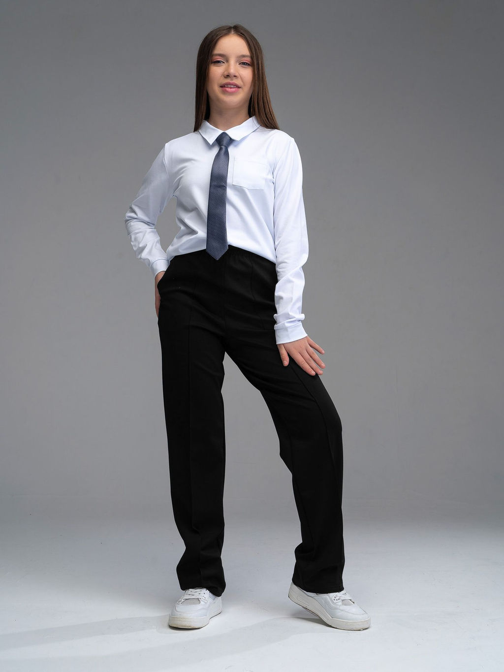 Брюки с начёсом