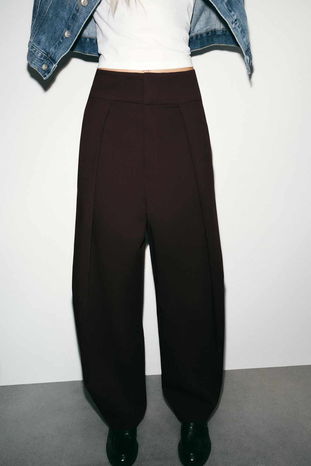 BALLOON PLEAT TROUSERS - Zara фото 2