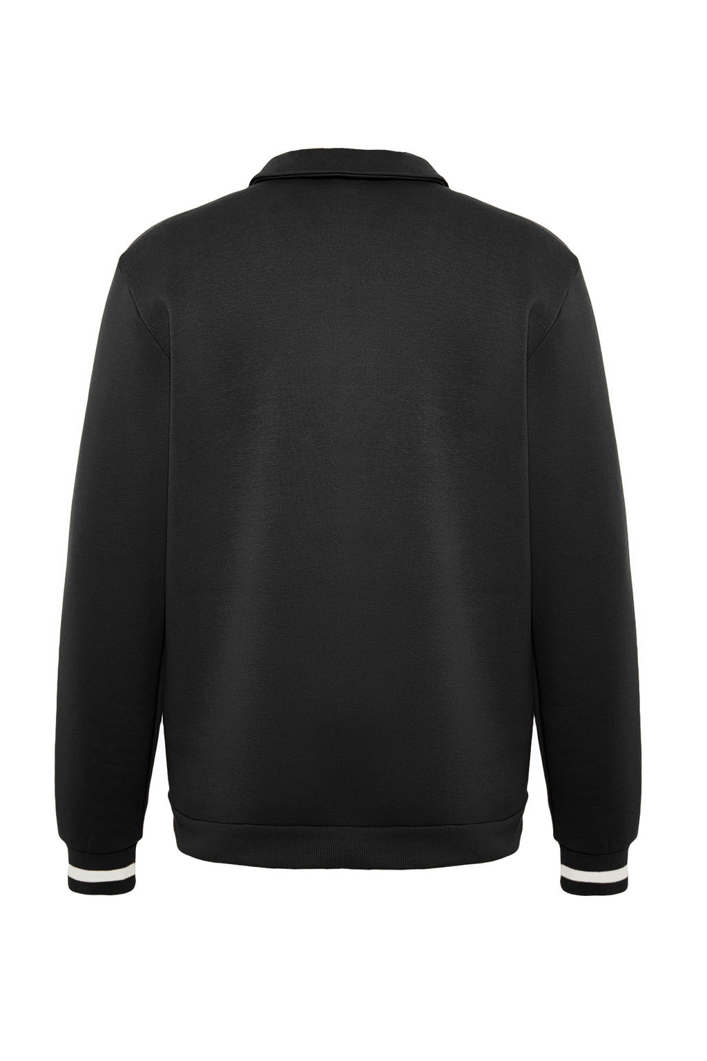 TRENDYOL MAN Kahverengi Oversize/Genis Kesim Dugmeli Polo Yaka Kal?n Ici Polarl? Sweatshirt TMNAW24SW00107 - Trendyolmilla фото 8