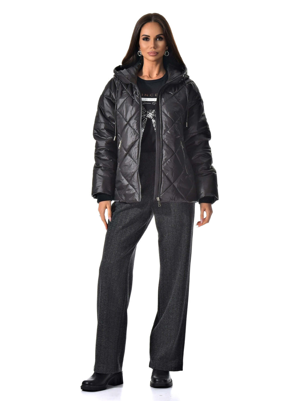 в составе шерсть брюки утепленные - А+б коллекция фото 26