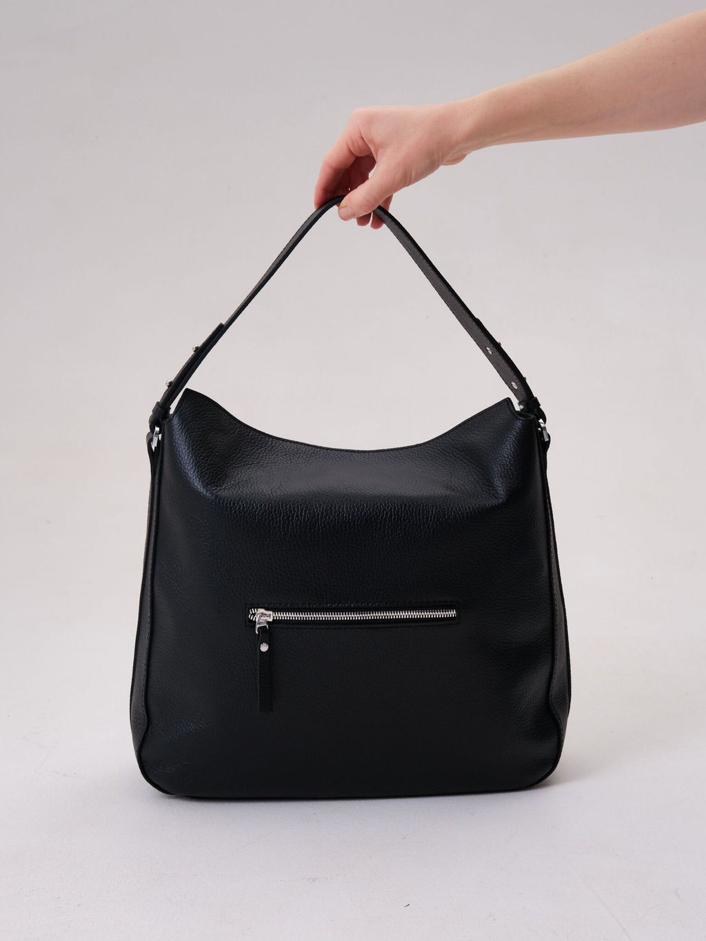 Сумка кожаная на плечо Azaro 30925 черный