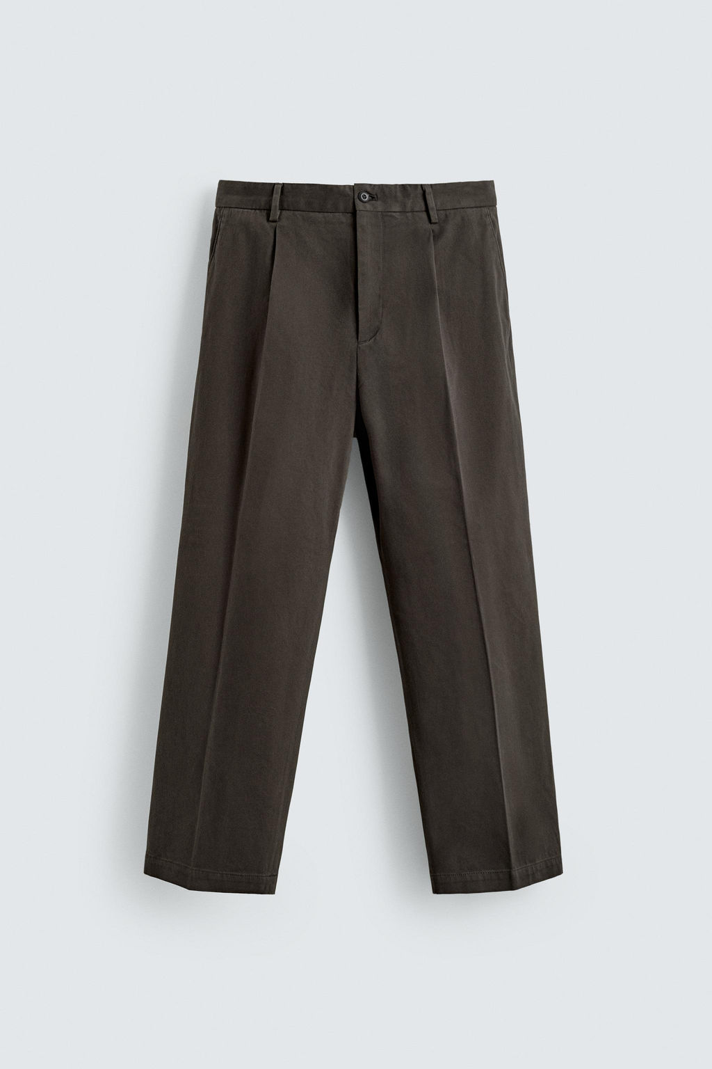 WASHED-EFFECT SUIT TROUSERS - Zara фото 6
