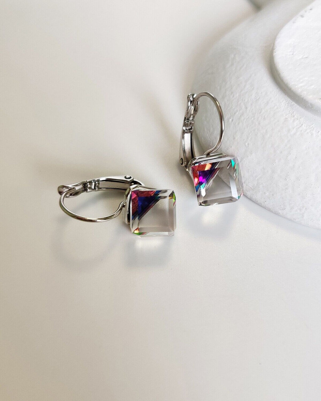 Серьги с кристаллами Swarovski