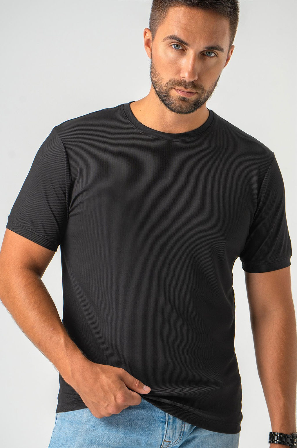 Мужская спортивная футболка в рубчик Happyfox - Happy fox фото 7