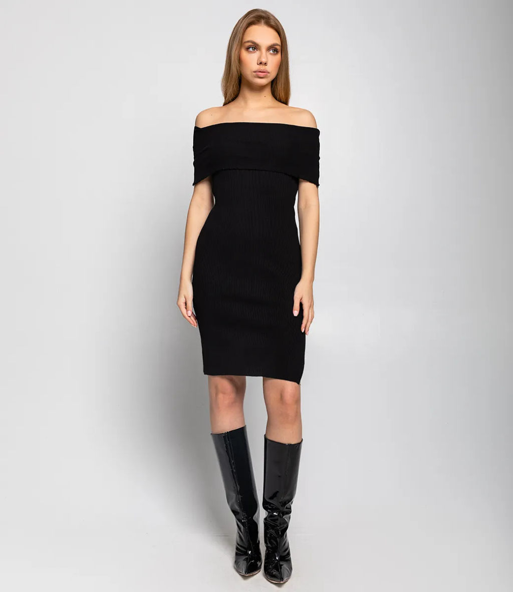 Платье #КТ5396, чёрный