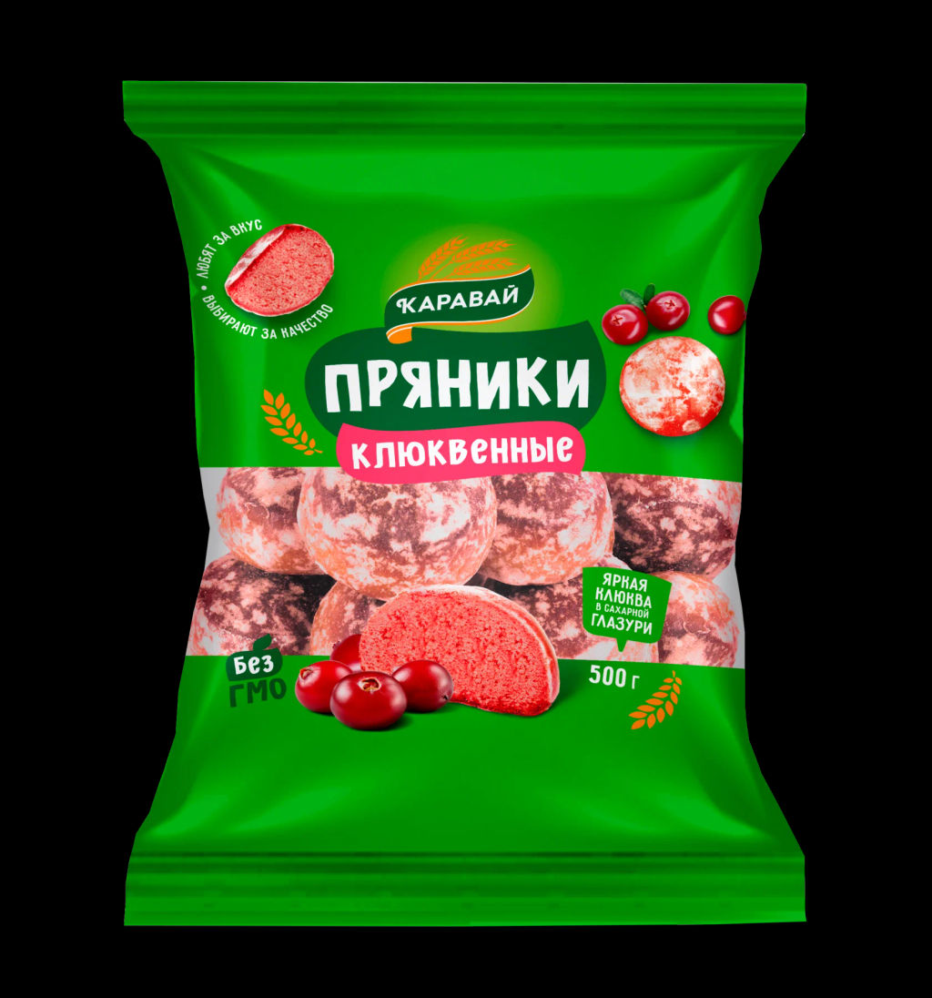 Цена за 2шт Пряники Клюквенные 500 гр./6016