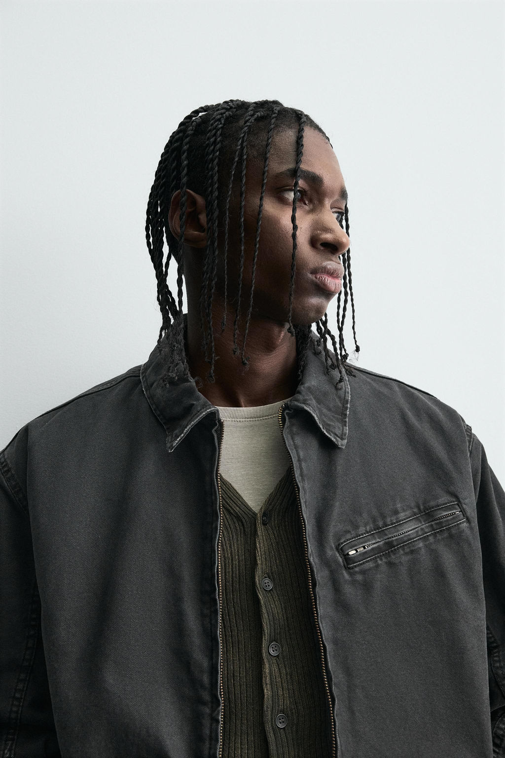 QUILTED DENIM JACKET - Zara фото 5