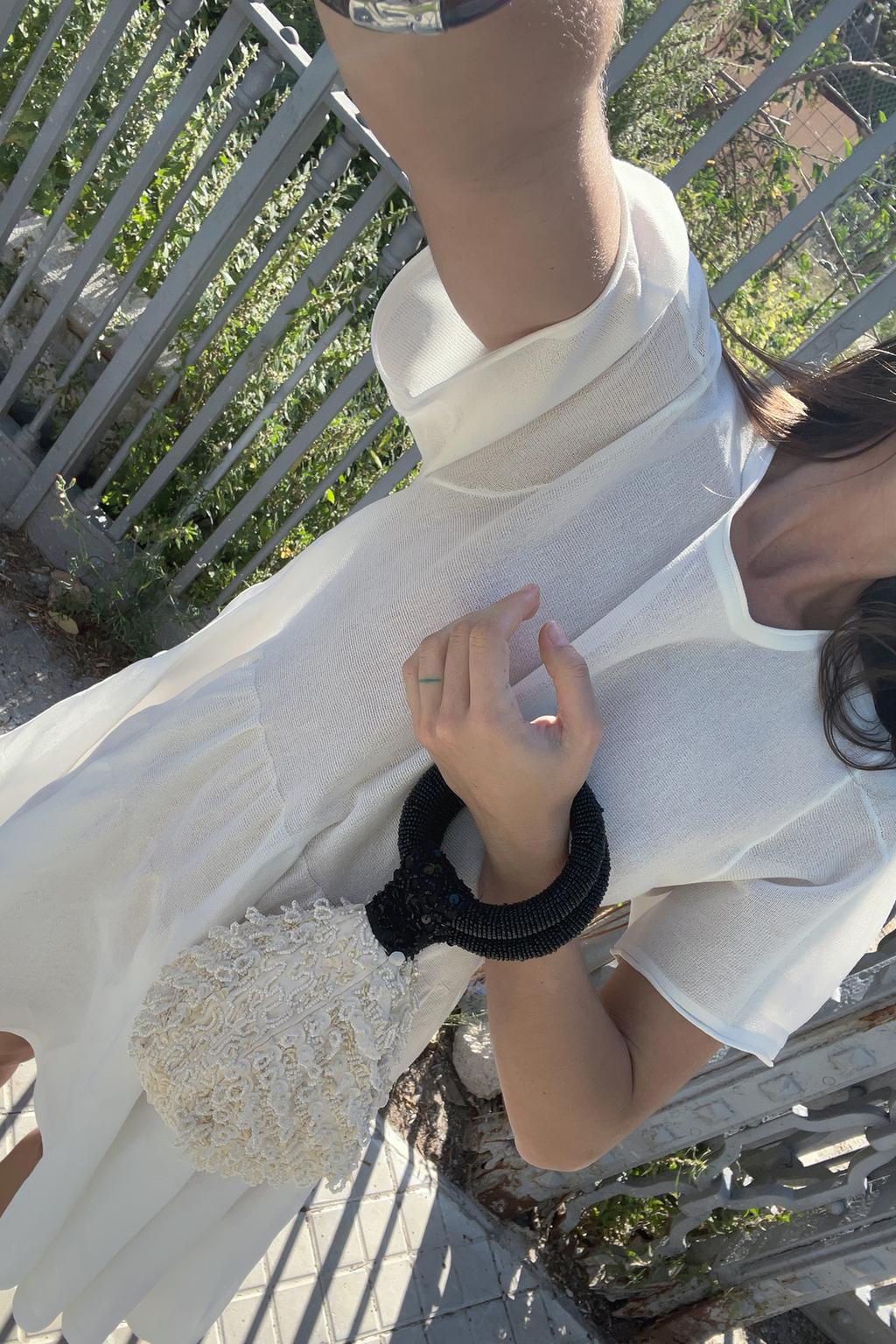 FINE KNIT SHORT PANEL DRESS - Zara фото 4