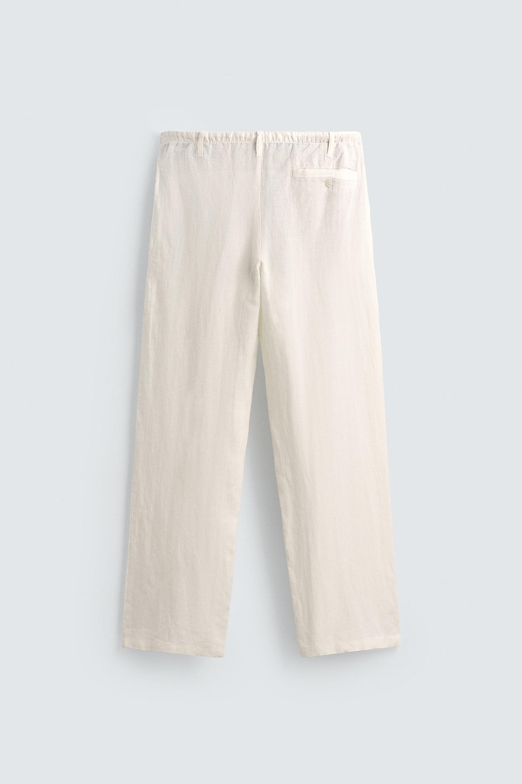 100% LINEN RELAXED FIT TROUSERS - Zara фото 7