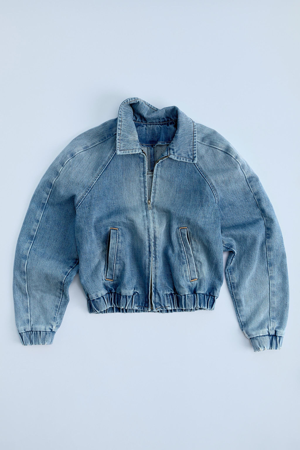 TRF DENIM BOMBER JACKET - Zara фото 4