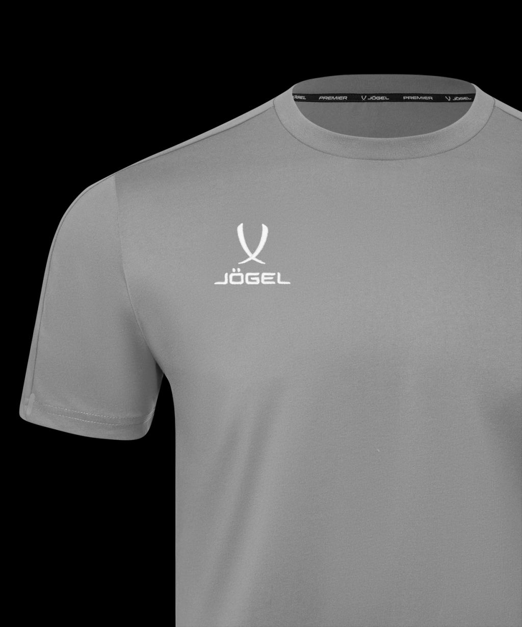 Футболка тренировочная JOGEL PREMIER PerFormDRY TRN CVC Tee, серый  фото 4