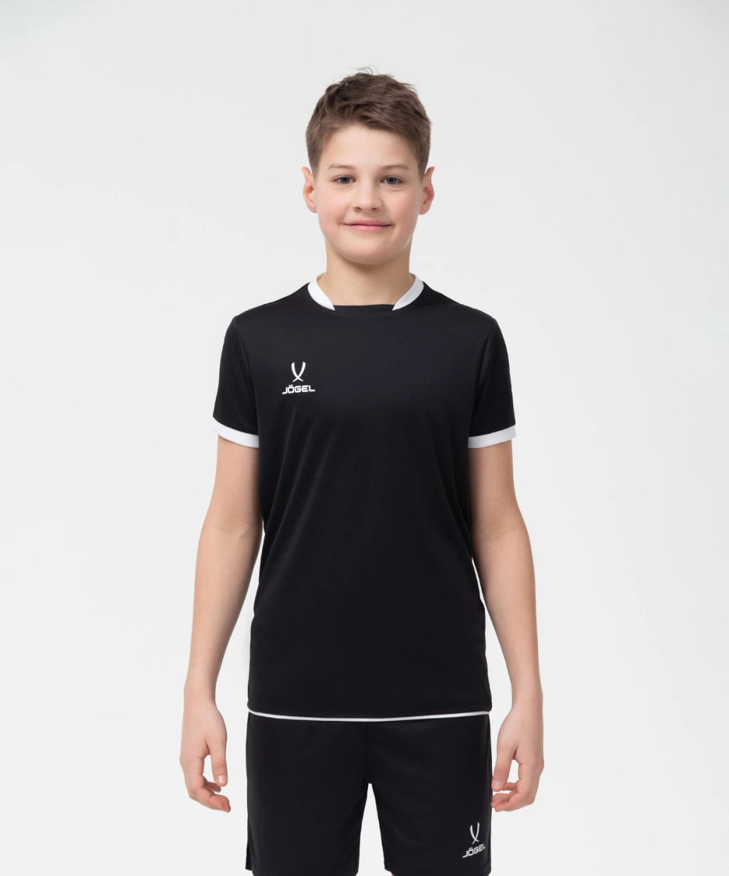 Футболка волейбольная JOGEL CAMP, черный, детский  фото 4