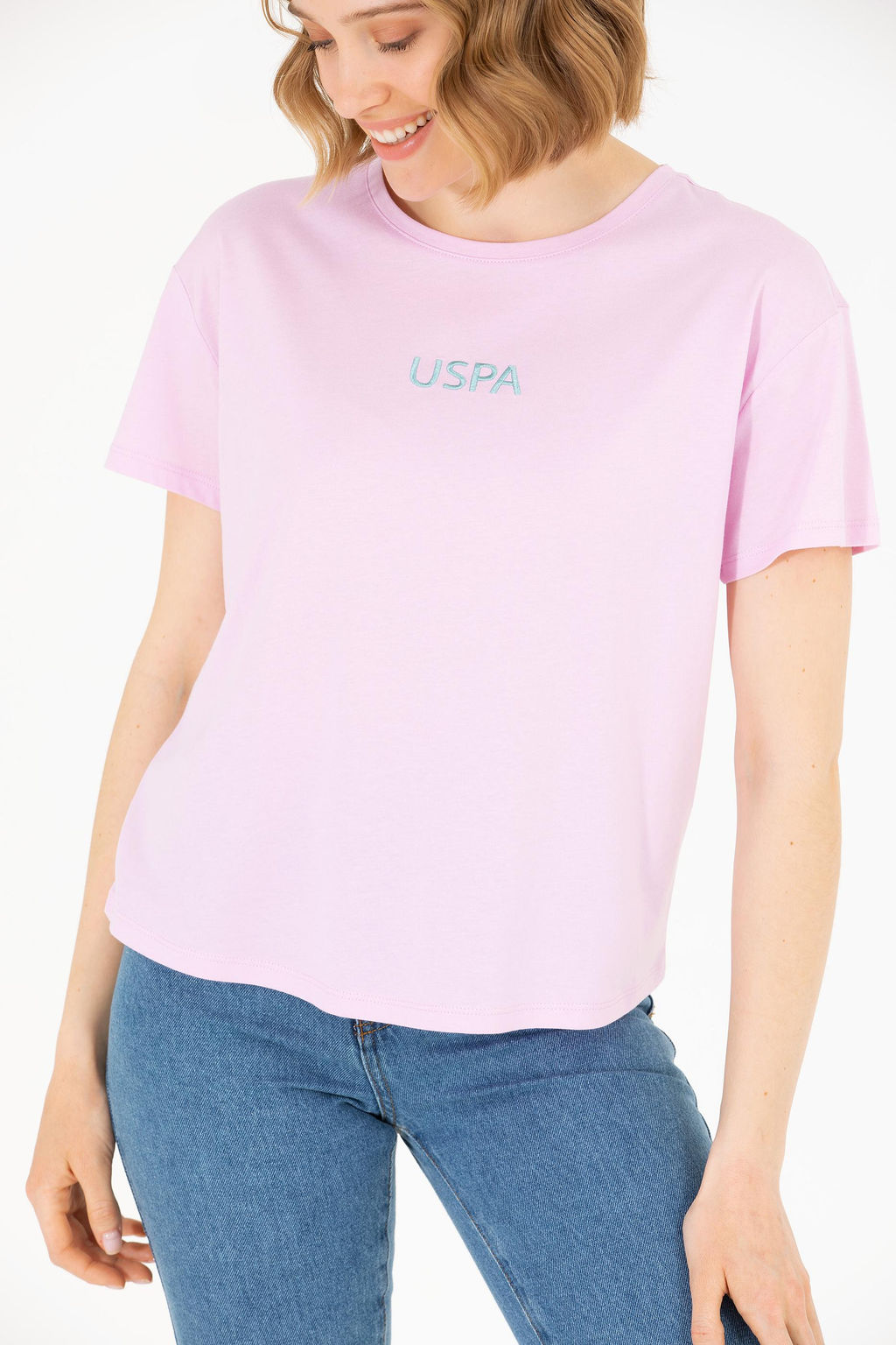 Женская футболка с круглым вырезом Магнолия Неожиданная скидка в корзине - U.s. polo assn фото 6