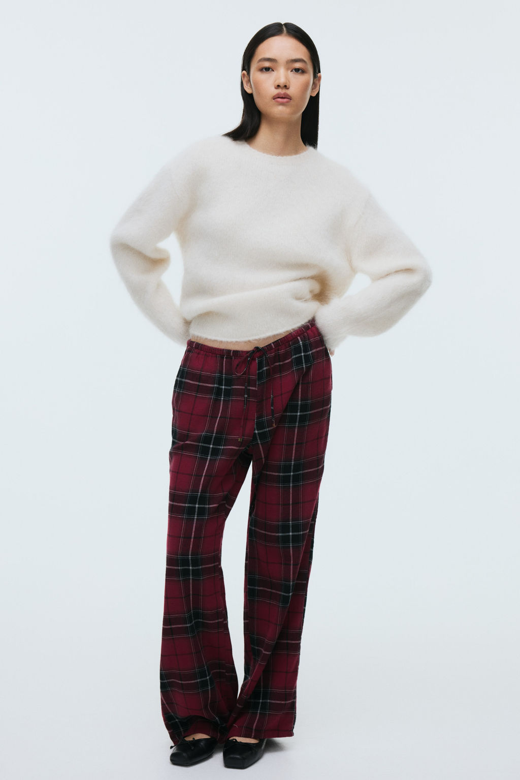 Pantal?n con cord?n de ajuste - H&m фото 5