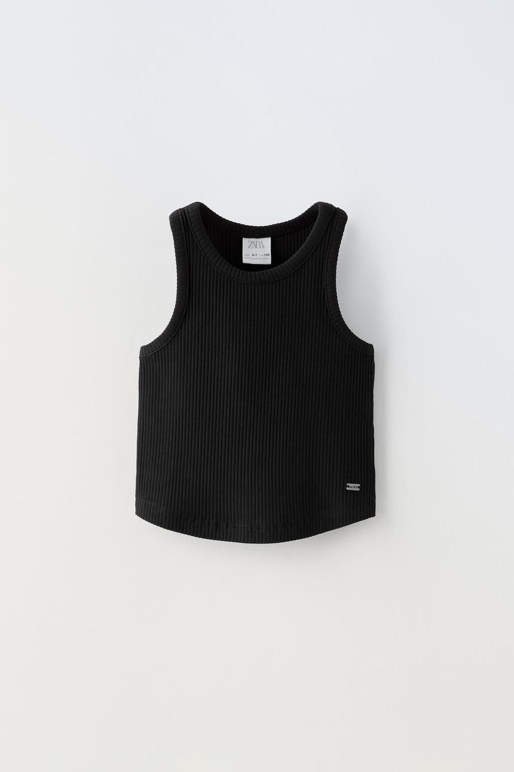 RIBBED RACERBACK TOP - Zara фото 5