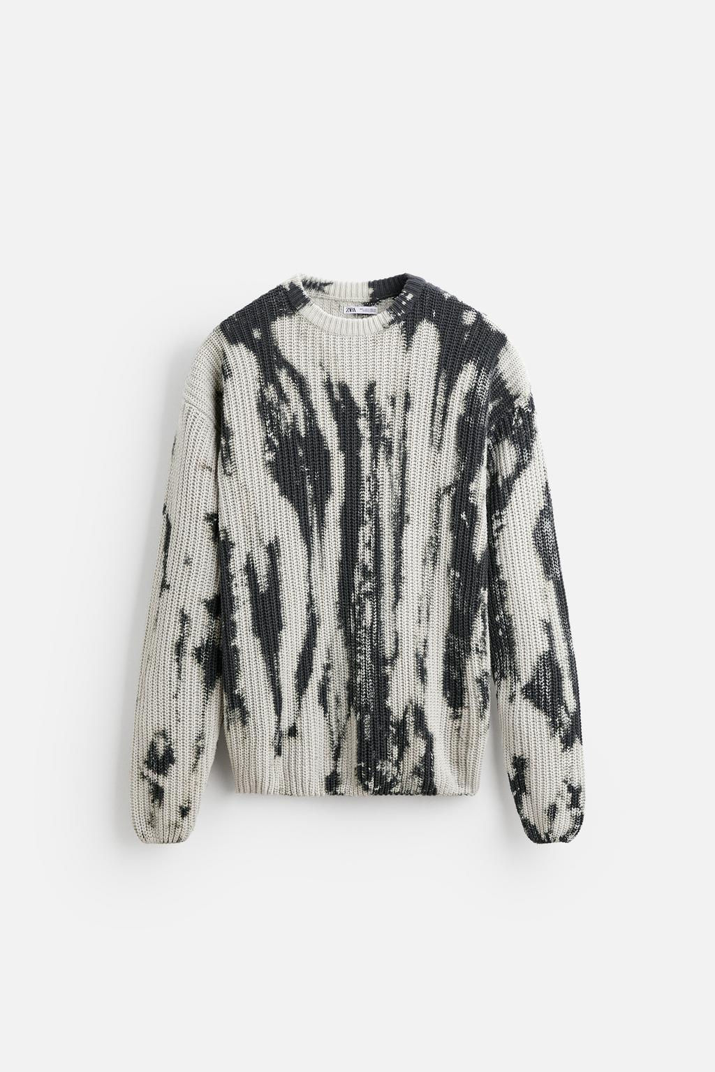TIE-DYE PRINT SWEATER - Zara фото 6