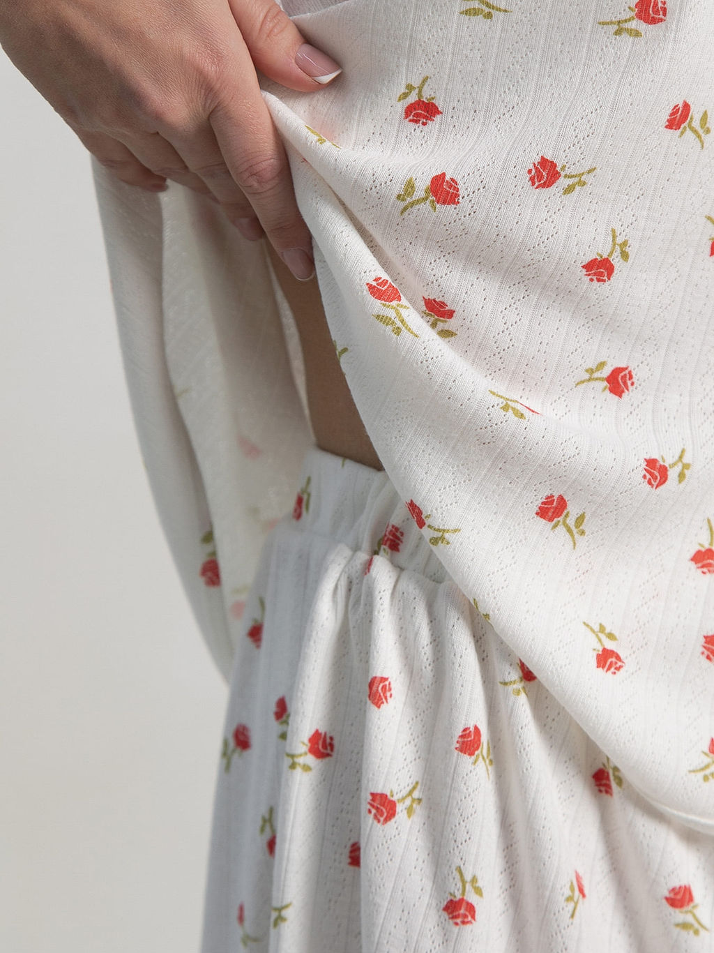 Костюм домашний с шортами Мила (белый) К15212-1М - Lt collection фото 5