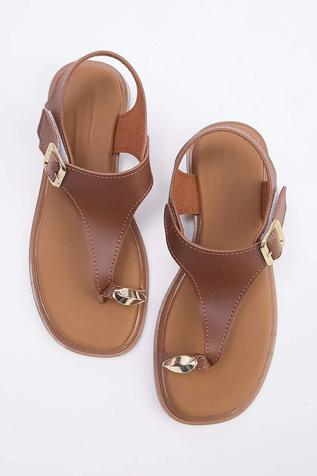 Kahverengi Kad?n Sandalet TAKSS26SD00021