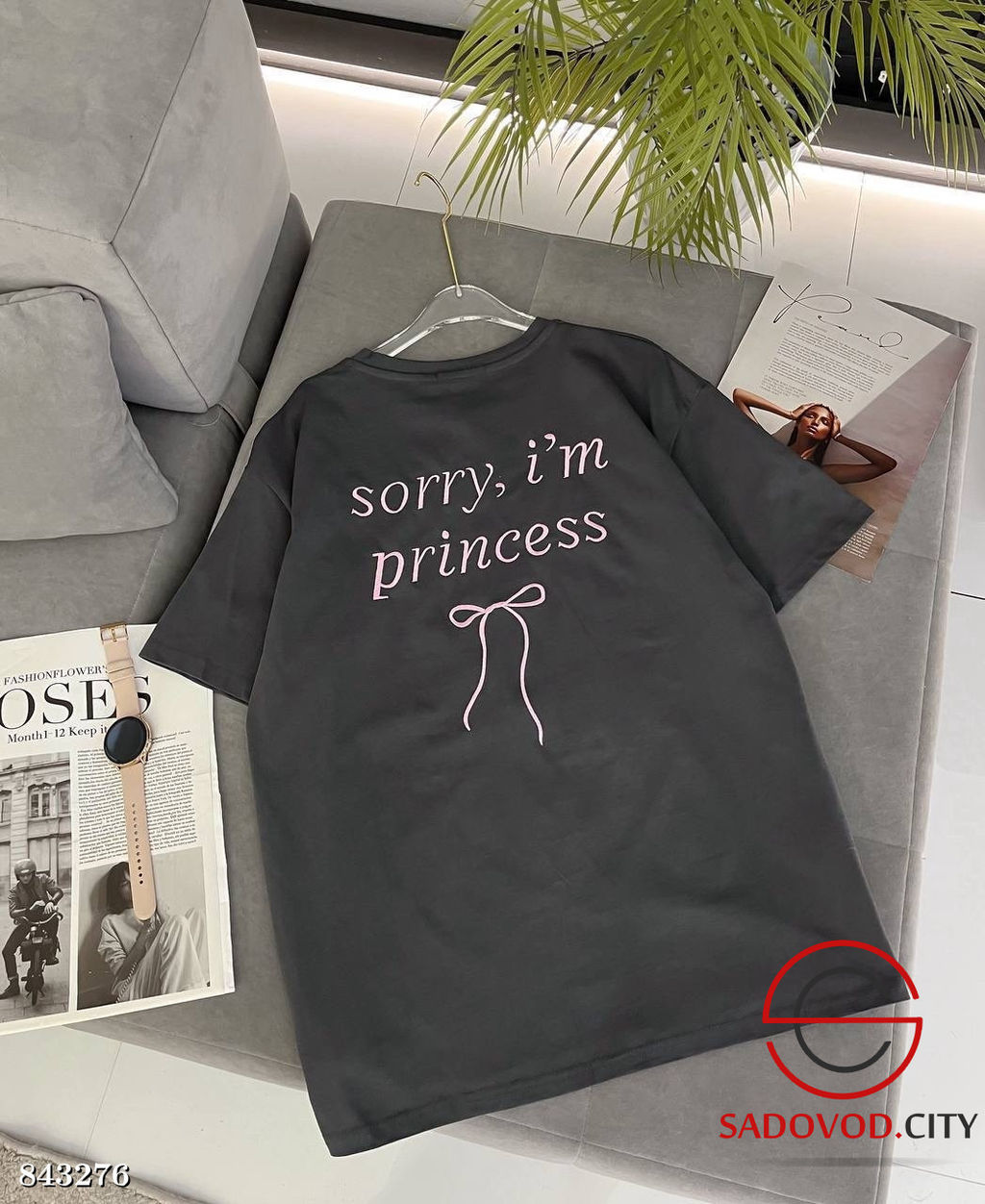 Футболка женская из хлопка