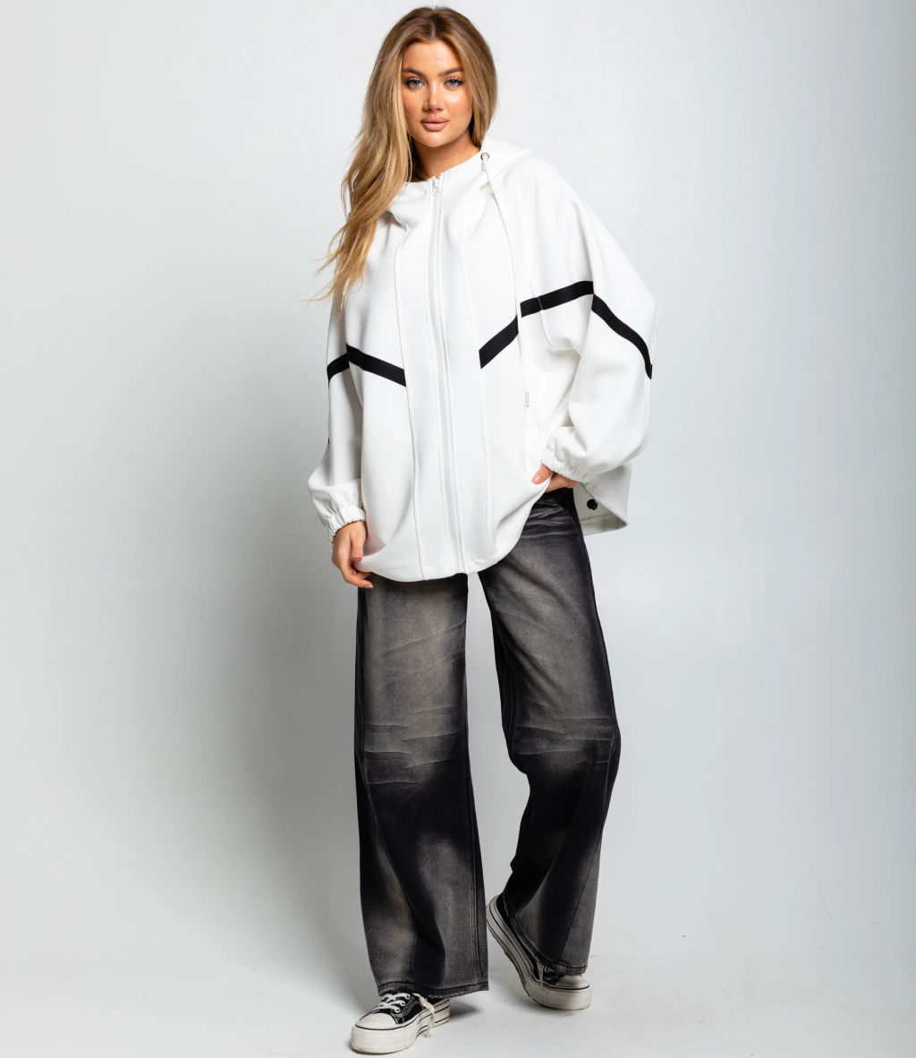 Толстовка #КТ5993, белый - Dommod фото 4