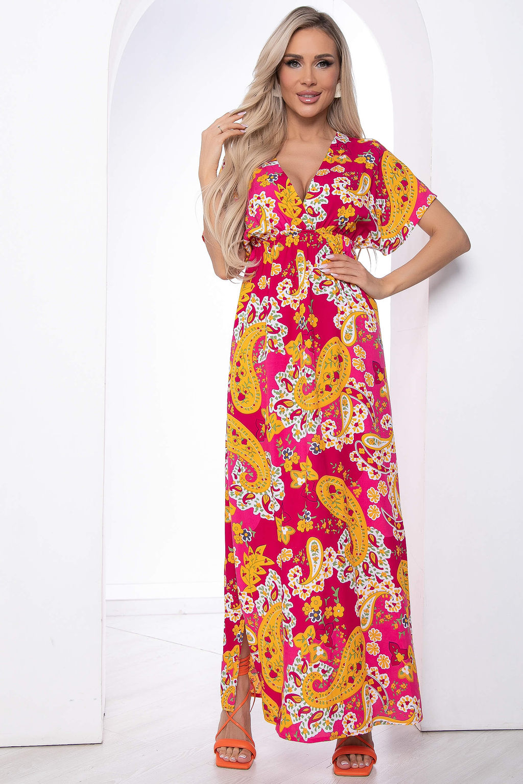 Платье Лана (малиновое) П8622 - Lt collection фото 3