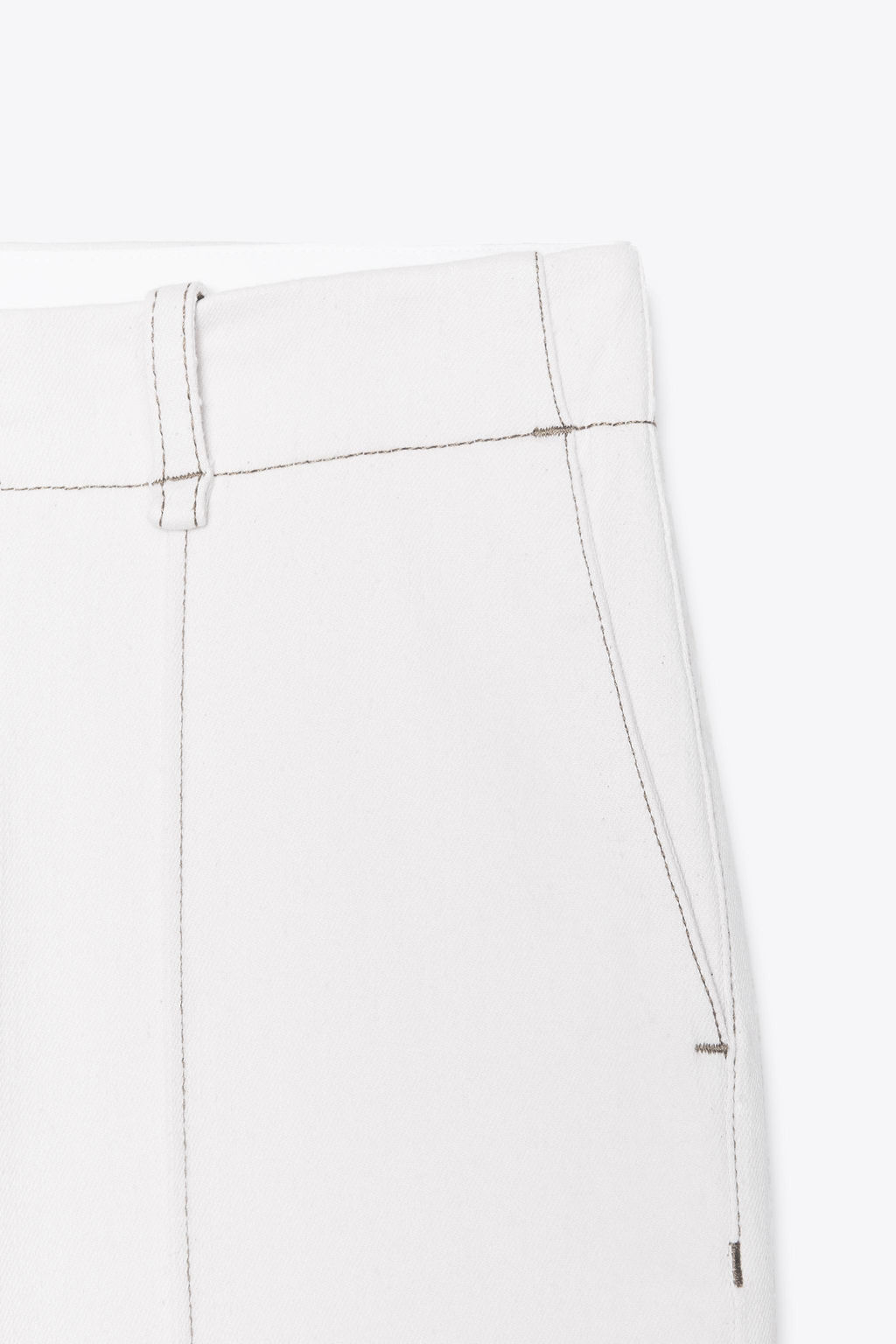 BOOTCUT TROUSERS WITH TOPSTITCHING - Zara фото 12