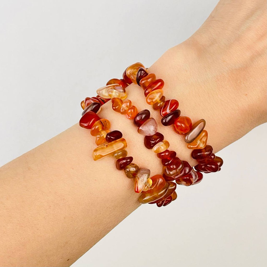 Бусины для укопшений из Сердолика крошка 80 см