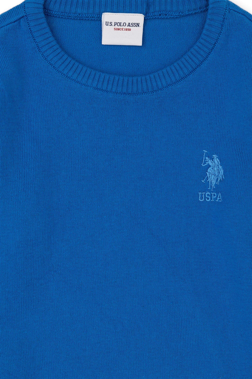 U. S. Polo Assn / Базовый свитер кобальтово-синего цвета для мальчика - U.s. polo assn фото 3