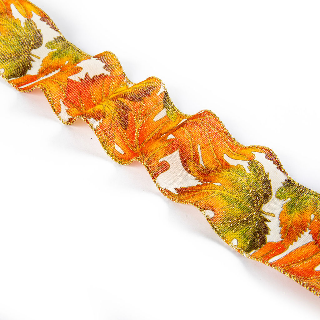 Blumentag декоративная LRW-50 63 мм (2-1/2) 10 м 0.5 м СК/Распродажа 014 оранжевый фото 4