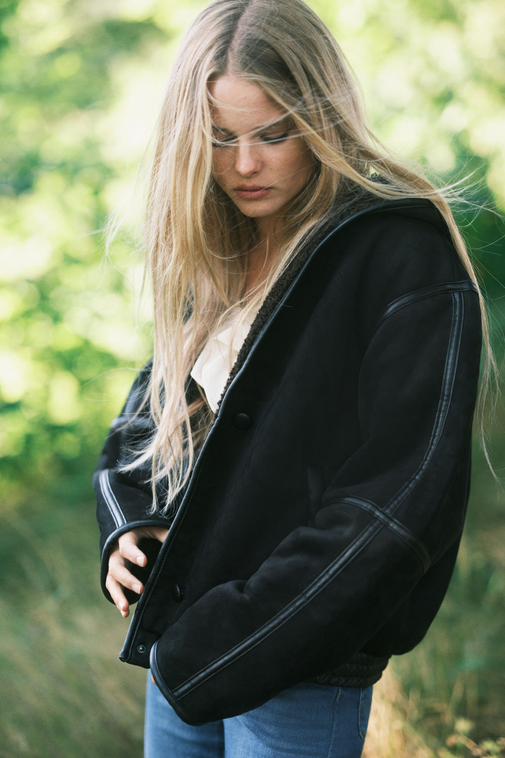 Chaqueta con forro de borreguito - H&m фото 4