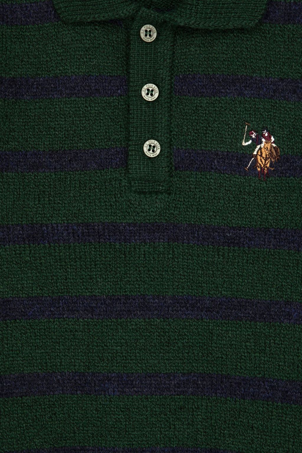 Erkek _ocuk Ye_il Polo Yaka Kazak - U.s. polo assn фото 3