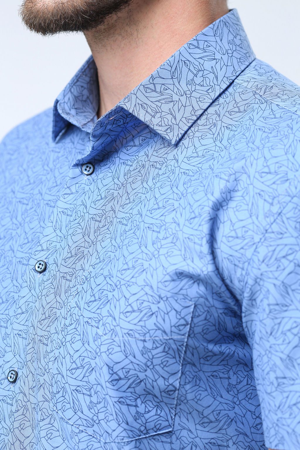 Рубашка 24-03-Б-02 - Nicolo angi фото 3