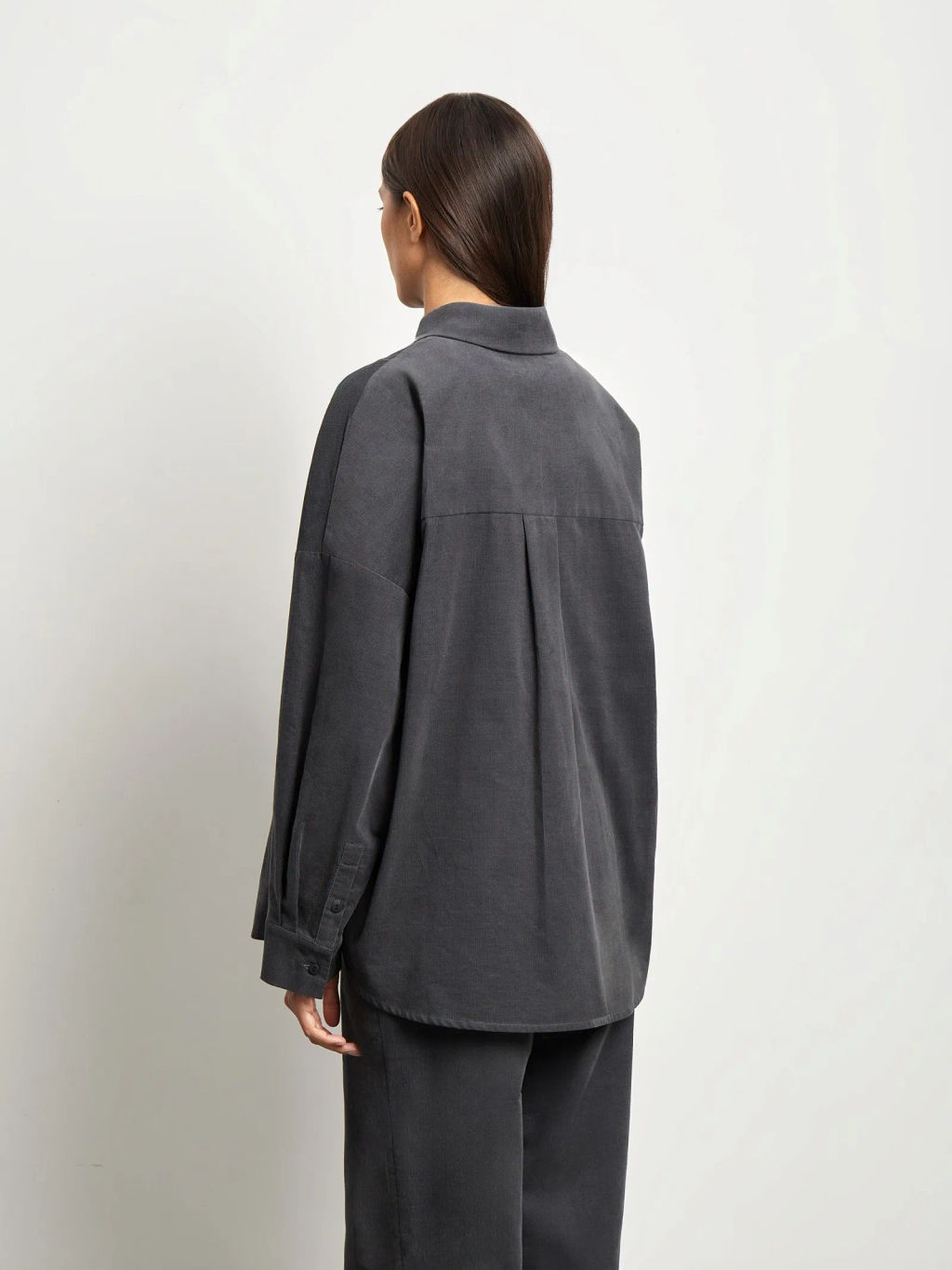 ЕМКА / Уютная рубашка из хлопкового вельвета - Emka фото 5