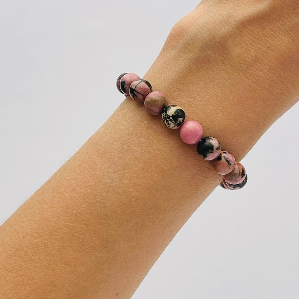 Браслет из Родонита 17 см