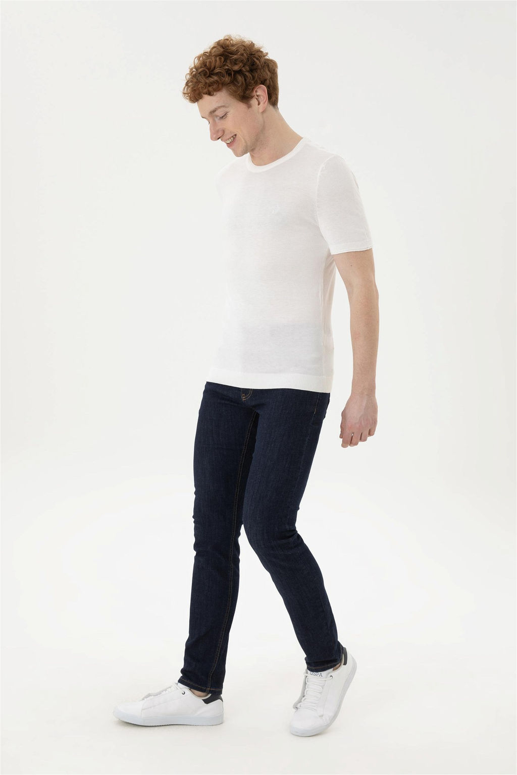 Мужской свитер цвета экрю - U.s. polo assn фото 4